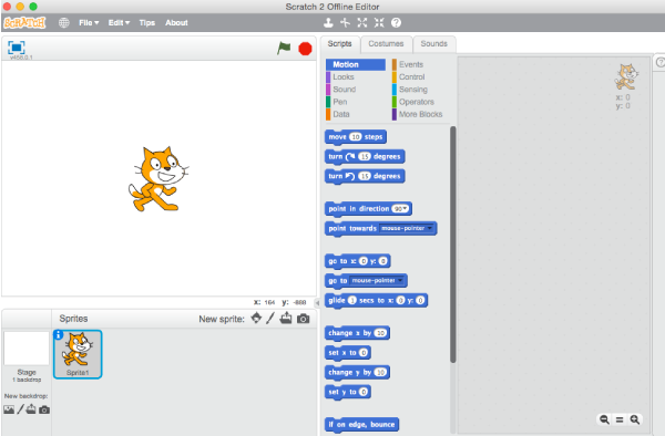 Scratch2.0オフラインエディター起動(Mac版)