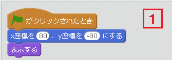 「Cape」スプライトのプログラミング1